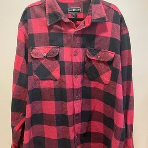 Mens heavy duty flannel shirt